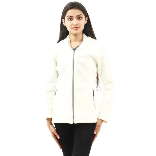 Crystal Fur With Hoodie for Women #005doro(White)